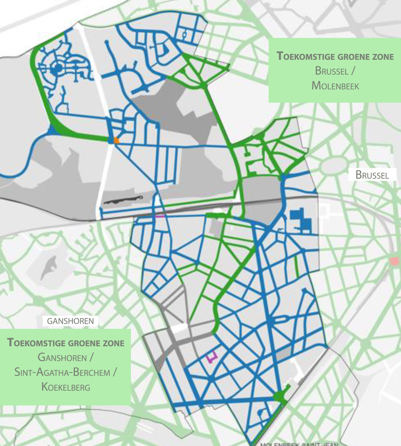 Vanaf 2 februari wordt het zuiden van Jette groene parkeerzone