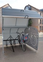 Un vélo dans un vélobox