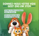 Geef uw stem voor het dierenwelzijn