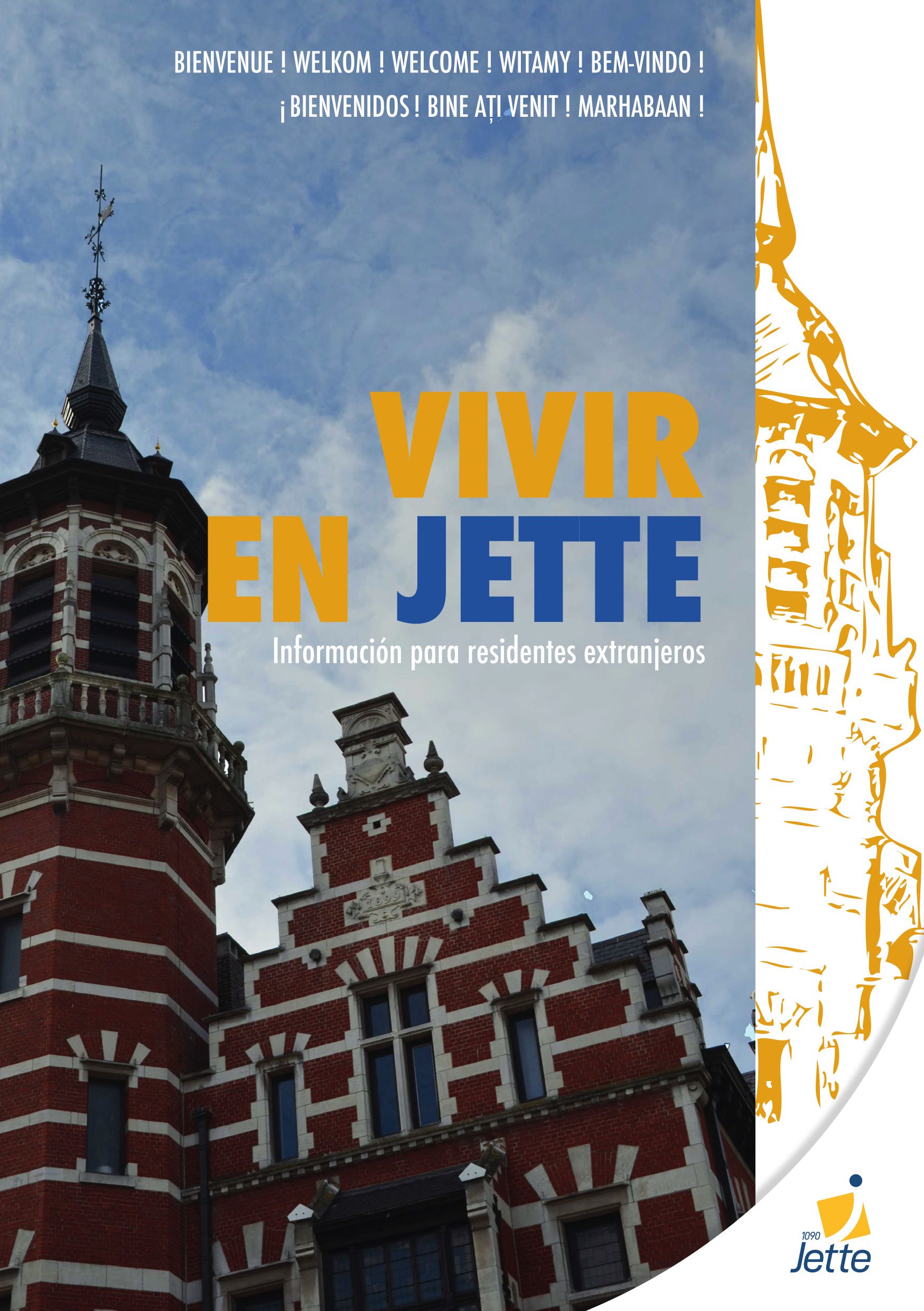 couverture de la brochure 'Je vis à Jette' en espagnol