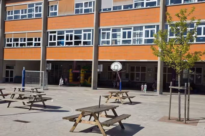 cour de l'école Van Asbroeck