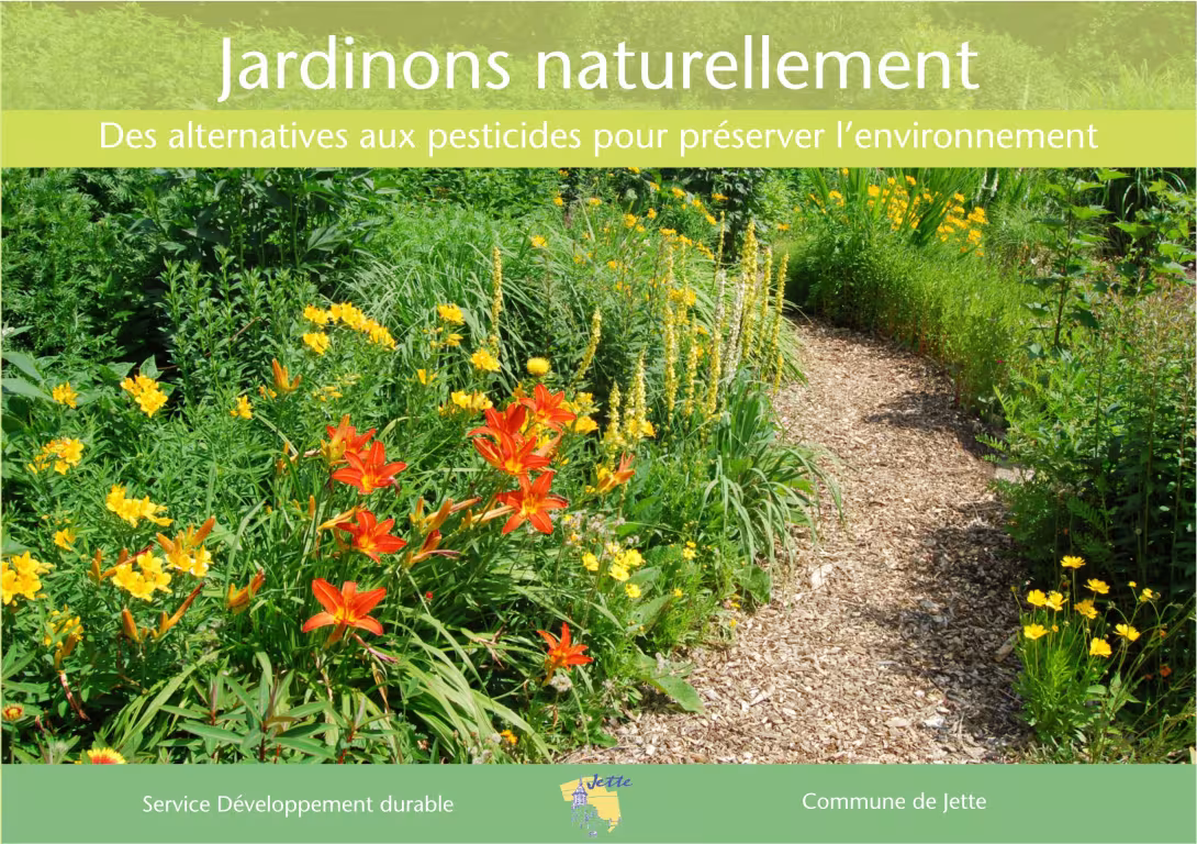 couverture de la brochure 'Jardinons naturellement'
